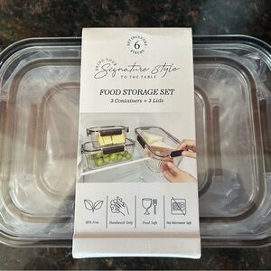 Food Storage Set - Black